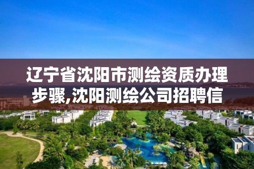 辽宁省沈阳市测绘资质办理步骤,沈阳测绘公司招聘信息最新招聘