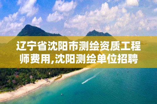 辽宁省沈阳市测绘资质工程师费用,沈阳测绘单位招聘。