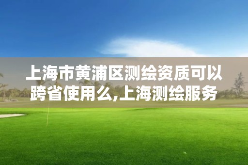 上海市黄浦区测绘资质可以跨省使用么,上海测绘服务中心。