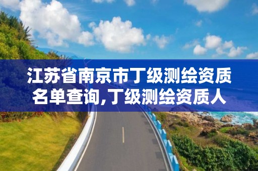 江苏省南京市丁级测绘资质名单查询,丁级测绘资质人员要求