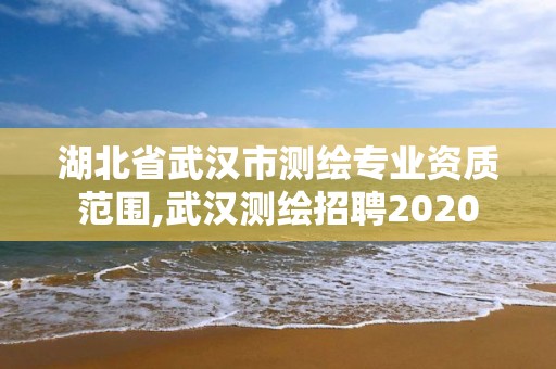 湖北省武汉市测绘专业资质范围,武汉测绘招聘2020