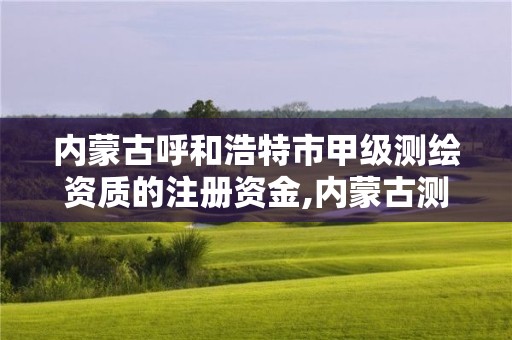 内蒙古呼和浩特市甲级测绘资质的注册资金,内蒙古测绘资质单位名录。