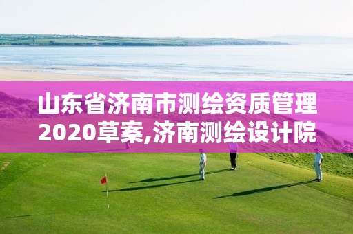 山东省济南市测绘资质管理2020草案,济南测绘设计院