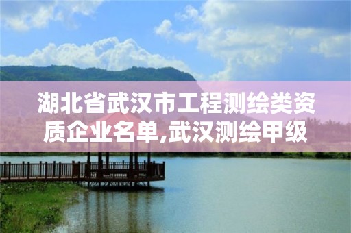 湖北省武汉市工程测绘类资质企业名单,武汉测绘甲级资质公司。