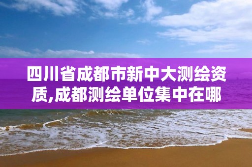 四川省成都市新中大测绘资质,成都测绘单位集中在哪些地方