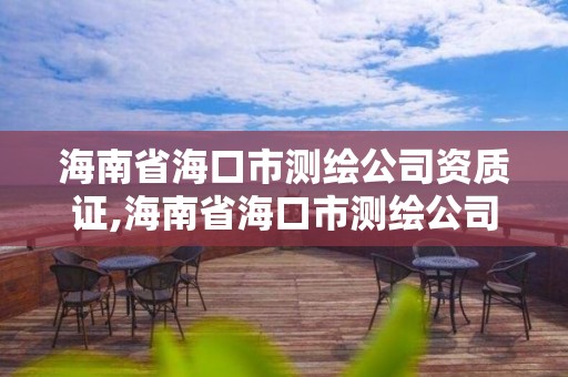 海南省海口市测绘公司资质证,海南省海口市测绘公司资质证书有哪些