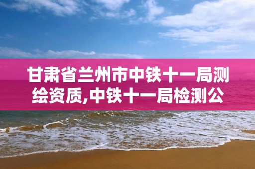 甘肃省兰州市中铁十一局测绘资质,中铁十一局检测公司