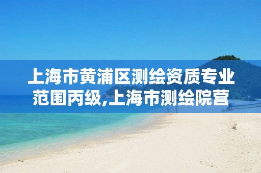 上海市黄浦区测绘资质专业范围丙级,上海市测绘院营业时间