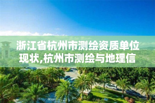 浙江省杭州市测绘资质单位现状,杭州市测绘与地理信息行业协会