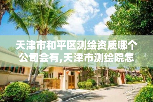 天津市和平区测绘资质哪个公司会有,天津市测绘院怎么样