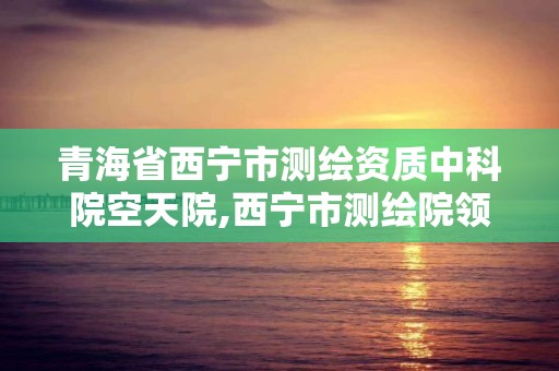 青海省西宁市测绘资质中科院空天院,西宁市测绘院领导班子成员。