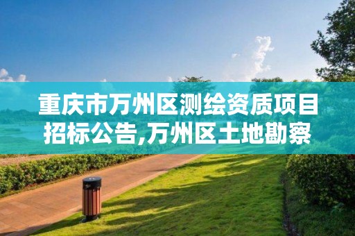 重庆市万州区测绘资质项目招标公告,万州区土地勘察测绘队