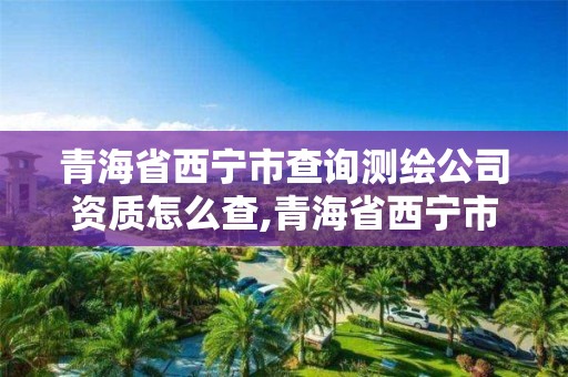 青海省西宁市查询测绘公司资质怎么查,青海省西宁市查询测绘公司资质怎么查的。