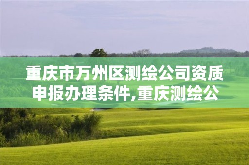 重庆市万州区测绘公司资质申报办理条件,重庆测绘公司收费标准