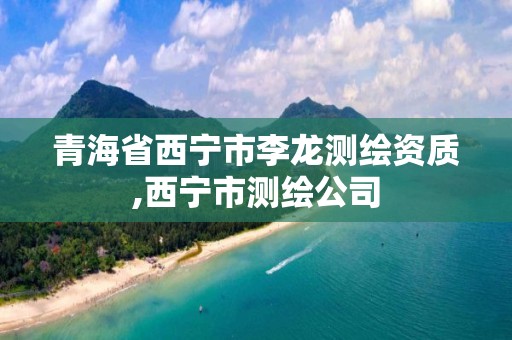 青海省西宁市李龙测绘资质,西宁市测绘公司