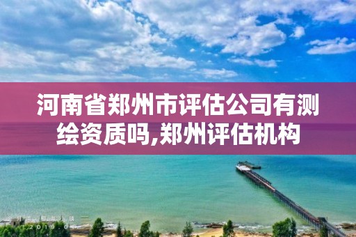 河南省郑州市评估公司有测绘资质吗,郑州评估机构