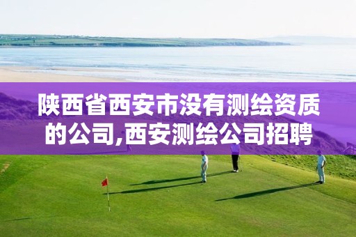 陕西省西安市没有测绘资质的公司,西安测绘公司招聘信息