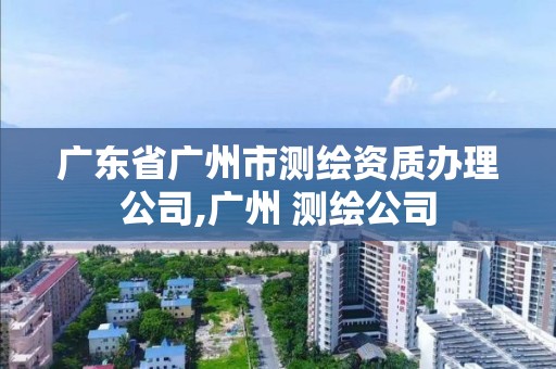 广东省广州市测绘资质办理公司,广州 测绘公司