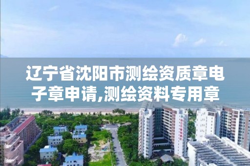 辽宁省沈阳市测绘资质章电子章申请,测绘资料专用章尺寸