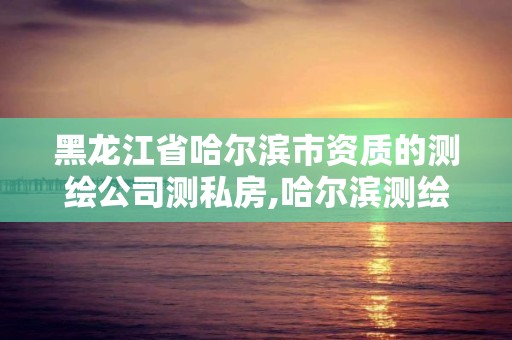 黑龙江省哈尔滨市资质的测绘公司测私房,哈尔滨测绘局属于什么单位