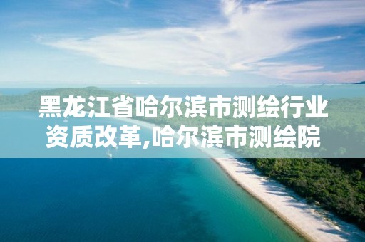 黑龙江省哈尔滨市测绘行业资质改革,哈尔滨市测绘院