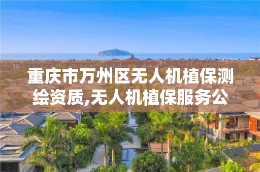 重庆市万州区无人机植保测绘资质,无人机植保服务公司