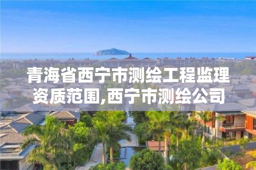 青海省西宁市测绘工程监理资质范围,西宁市测绘公司