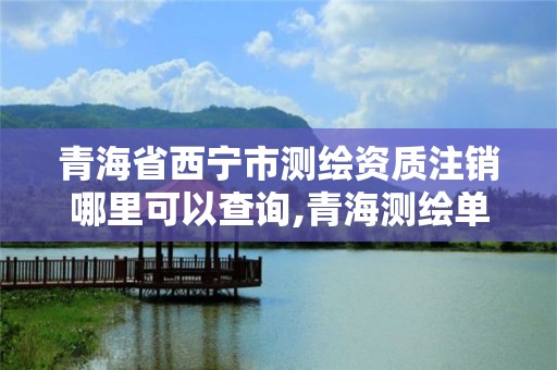 青海省西宁市测绘资质注销哪里可以查询,青海测绘单位。