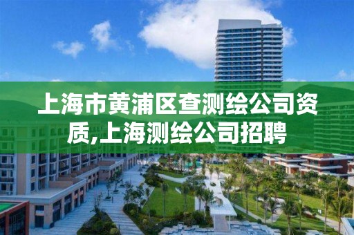 上海市黄浦区查测绘公司资质,上海测绘公司招聘