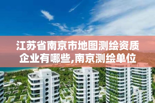 江苏省南京市地图测绘资质企业有哪些,南京测绘单位