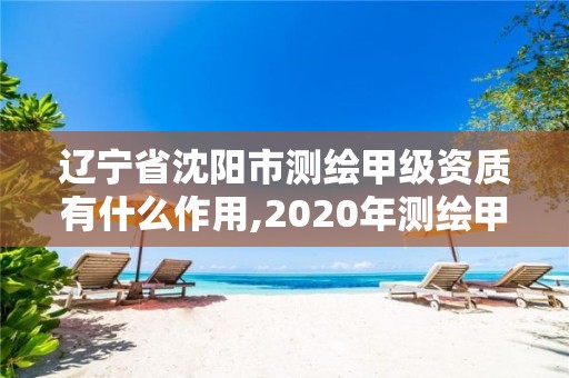 辽宁省沈阳市测绘甲级资质有什么作用,2020年测绘甲级资质条件。