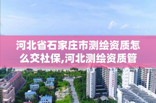 河北省石家庄市测绘资质怎么交社保,河北测绘资质管理系统