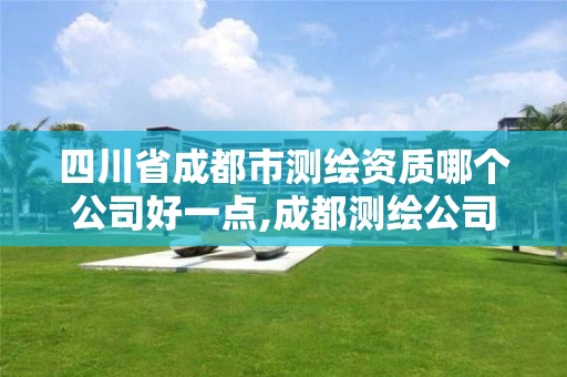 四川省成都市测绘资质哪个公司好一点,成都测绘公司有哪些