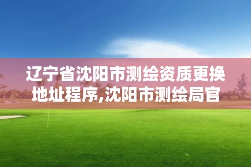 辽宁省沈阳市测绘资质更换地址程序,沈阳市测绘局官网