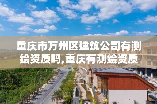 重庆市万州区建筑公司有测绘资质吗,重庆有测绘资质测绘公司大全