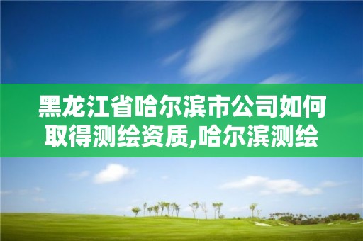 黑龙江省哈尔滨市公司如何取得测绘资质,哈尔滨测绘勘察研究院怎么样