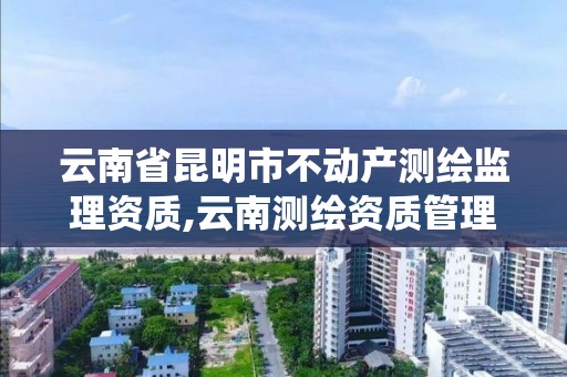 云南省昆明市不动产测绘监理资质,云南测绘资质管理系统