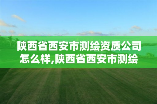 陕西省西安市测绘资质公司怎么样,陕西省西安市测绘资质公司怎么样呀。