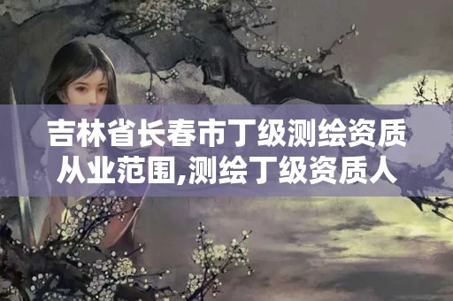 吉林省长春市丁级测绘资质从业范围,测绘丁级资质人员条件