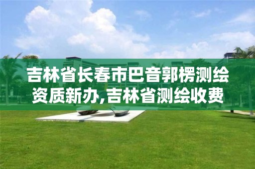 吉林省长春市巴音郭楞测绘资质新办,吉林省测绘收费标准。