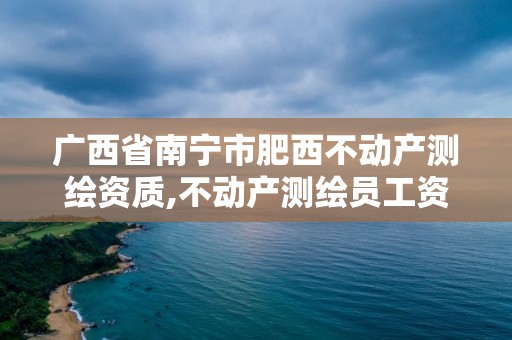 广西省南宁市肥西不动产测绘资质,不动产测绘员工资多少