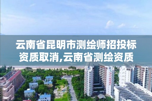 云南省昆明市测绘师招投标资质取消,云南省测绘资质管理办法