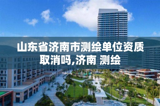 山东省济南市测绘单位资质取消吗,济南 测绘