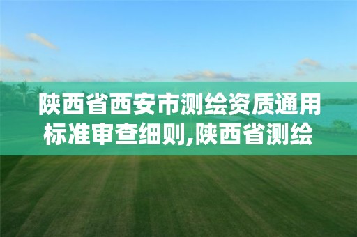 陕西省西安市测绘资质通用标准审查细则,陕西省测绘资质管理信息系统