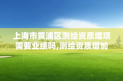 上海市黄浦区测绘资质增项需要业绩吗,测绘资质增加项目怎么申请