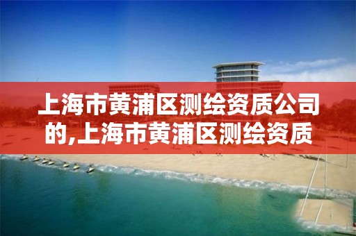 上海市黄浦区测绘资质公司的,上海市黄浦区测绘资质公司的地址电话