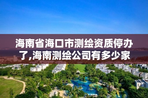 海南省海口市测绘资质停办了,海南测绘公司有多少家