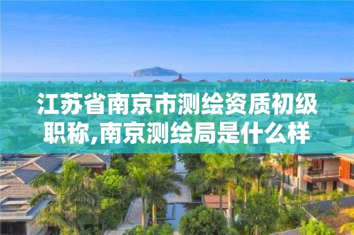 江苏省南京市测绘资质初级职称,南京测绘局是什么样的单位