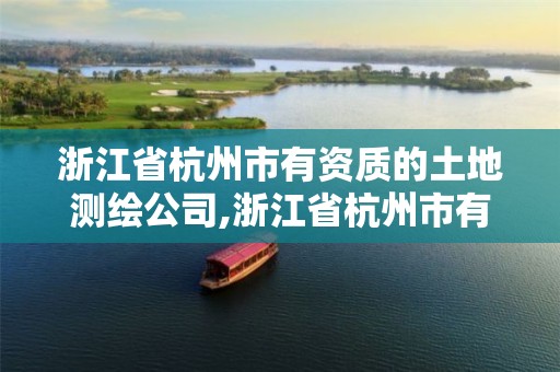 浙江省杭州市有资质的土地测绘公司,浙江省杭州市有资质的土地测绘公司有几家。