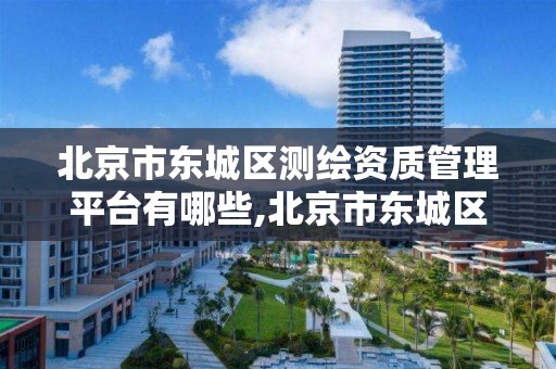 北京市东城区测绘资质管理平台有哪些,北京市东城区测绘资质管理平台有哪些单位